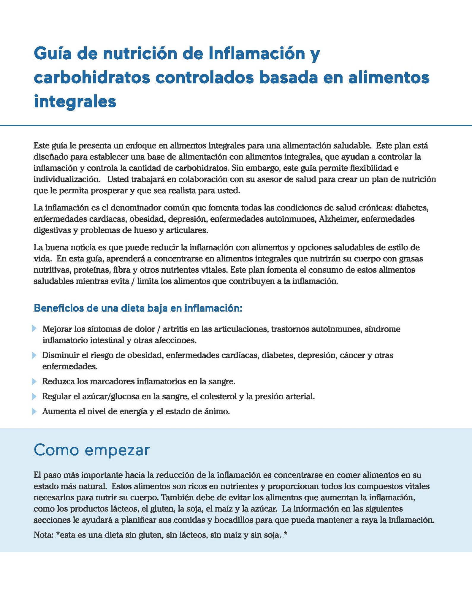 Guía de nutrición de Inflamación y carbohidratos controlados basada en alimentos integrales_Page_01